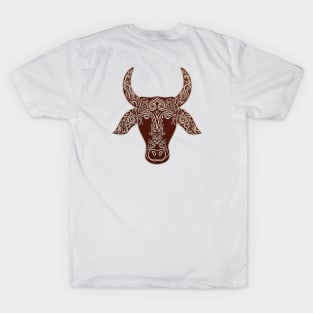 Cow  head Design T-Shirt